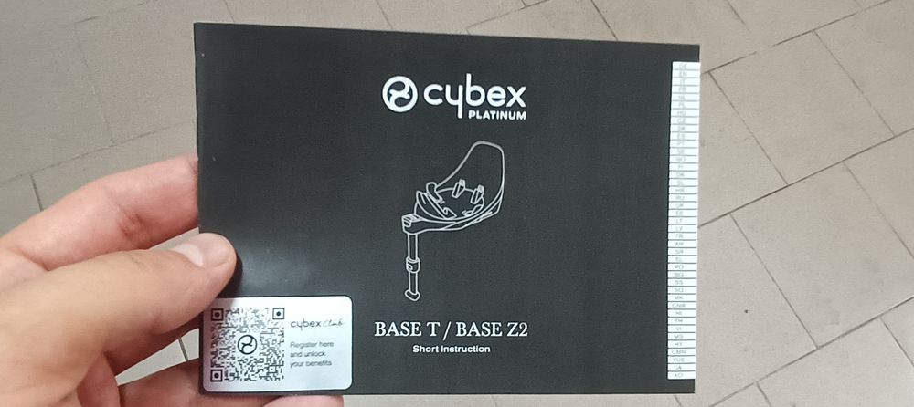 Fotelik samochodowy Cybex - komplet,  z bazą