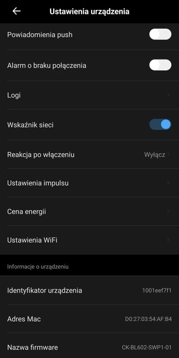 Smart Gniazdo Wi-Fi pomiar energii Ewelink 20A inteligentne licznik