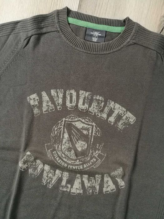 Męski bawełniany sweter H&M LOGG