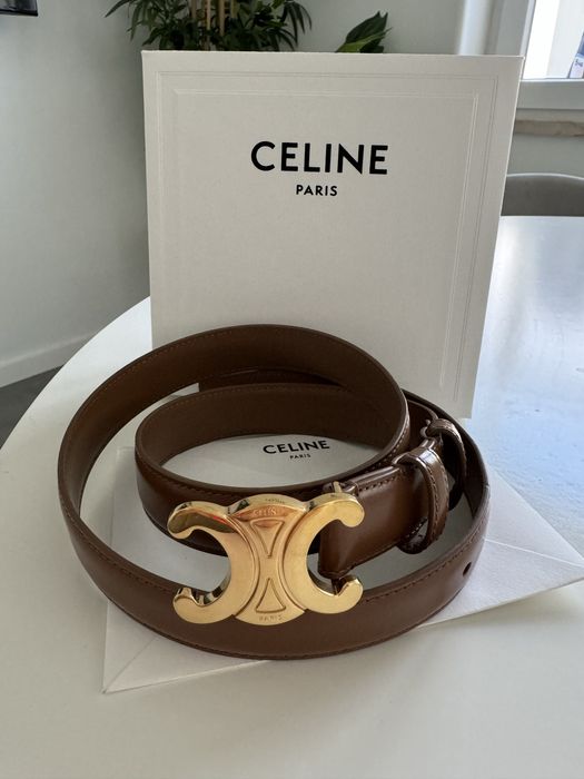 Cinto Celine original cor bronze tamanho 85