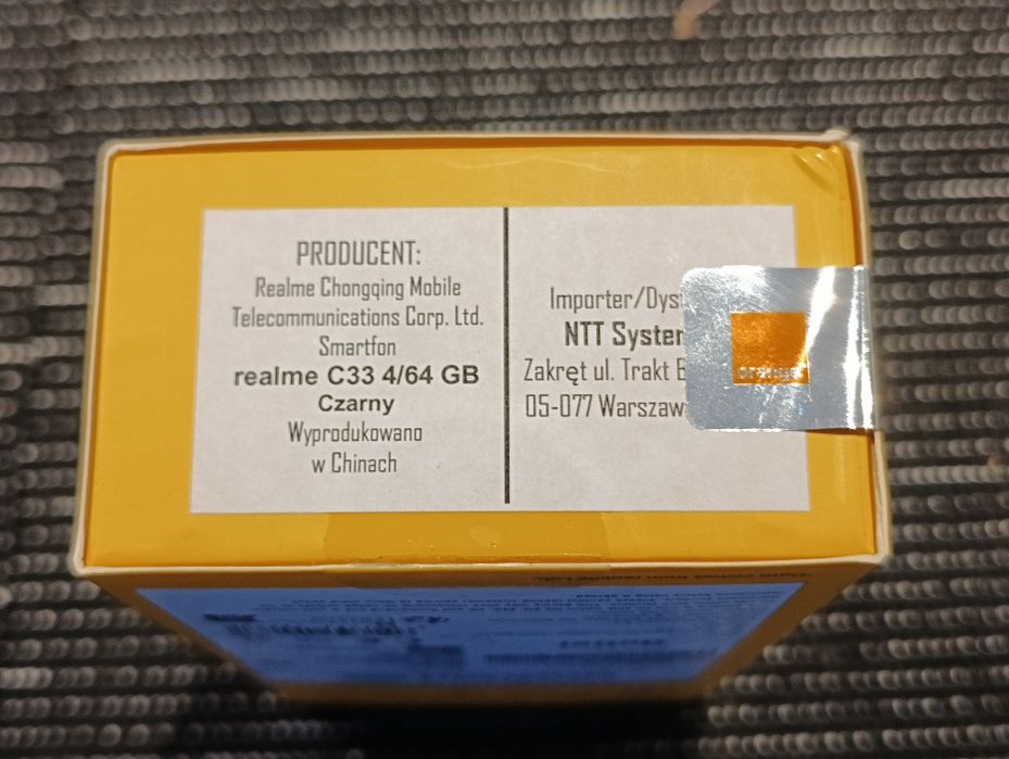 Smartfon REALME C33 4/64GB 6.5