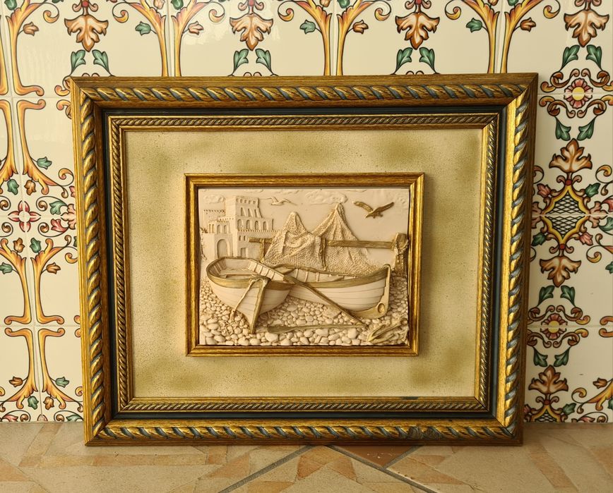 Quadros decorativos com relevo