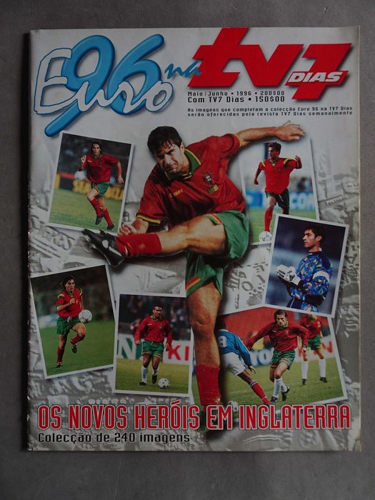 Euro 96 Football Sticker Album (Empty) from TV 7 Dias