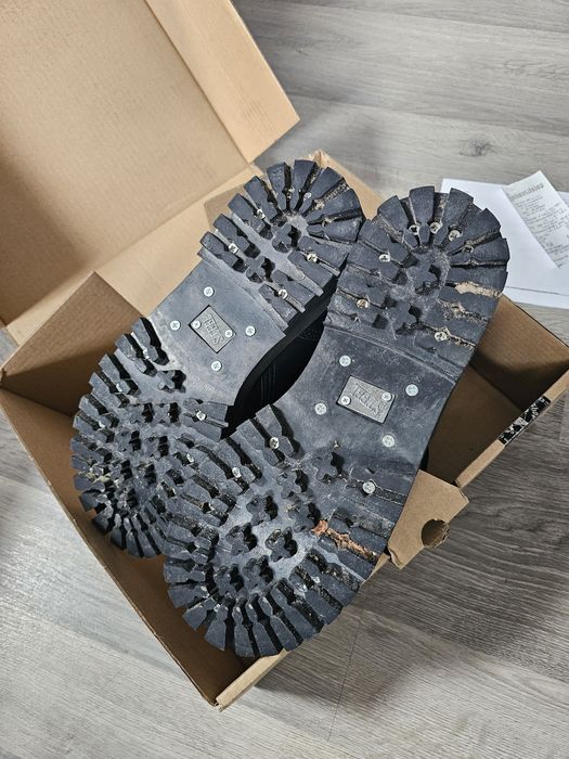 Glany STEEL 10 Dziurek Czarne Black