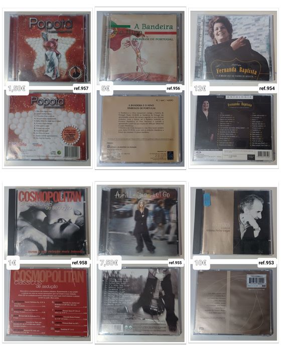 CD's de música variados