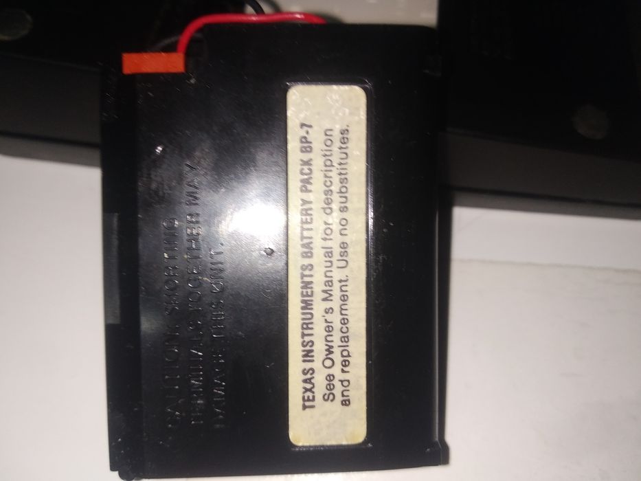 Calculadora Texas Instruments TI-51-III (Compute) de bateria antiga