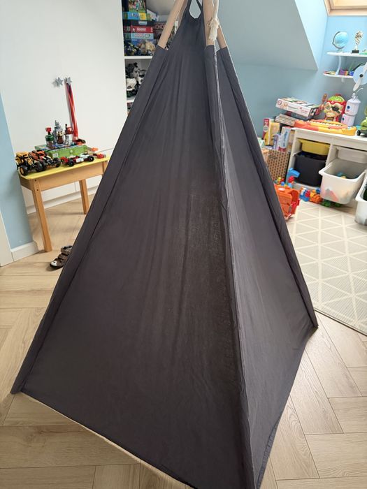 Namiot tipi oh babe szary drewno boho