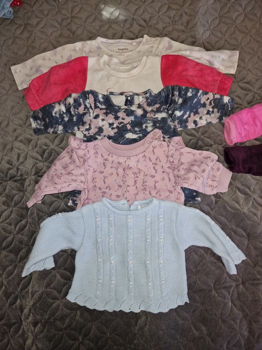 Paczka ubranek dla dziewczynki rozmiar 56-62