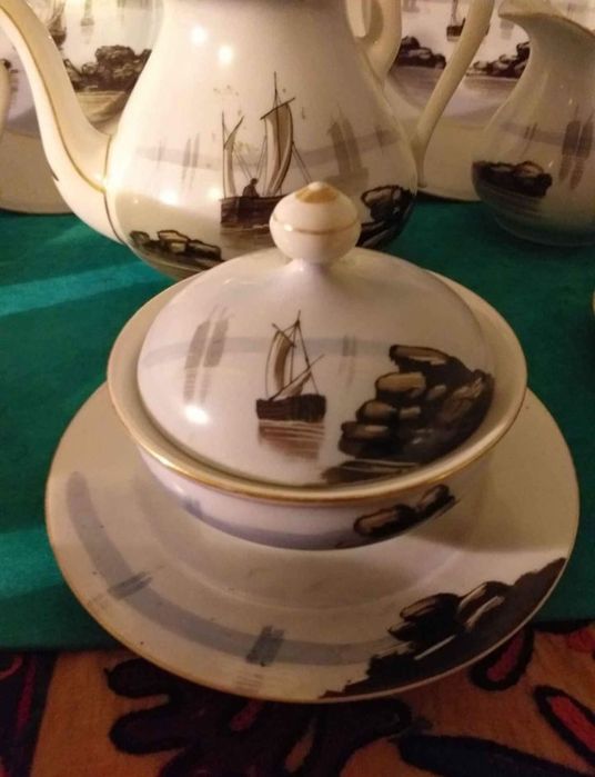 Serviço de chá vista alegre