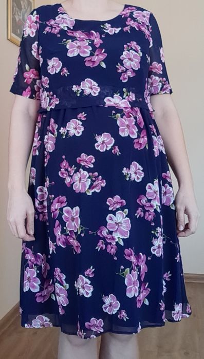 Nowa sukienka ciążowa, karmienie piersią M