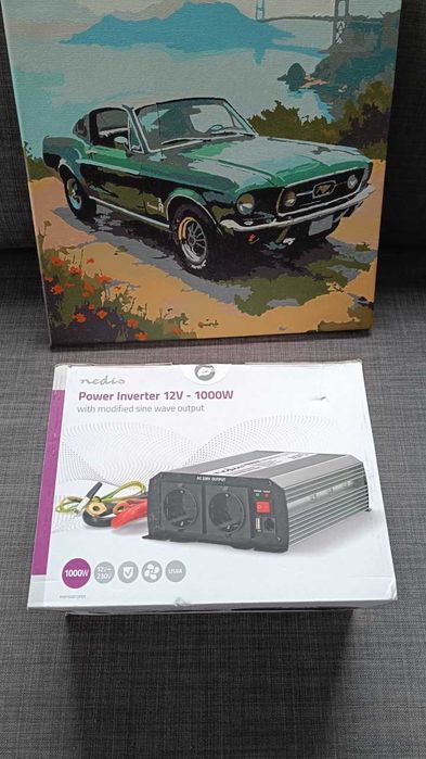 Przetwornica Napięcia Nedis 12V 230V 1000W / 2000W