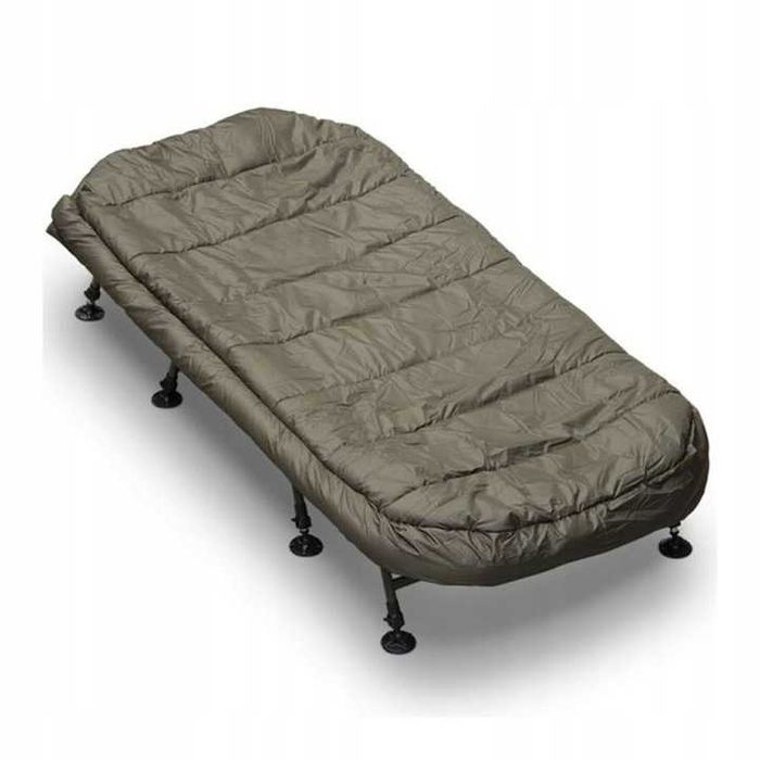 Łóżko wędkarskie XXL Śpiwór Wędkarski Karpiowy NGT PROFILER 160KG