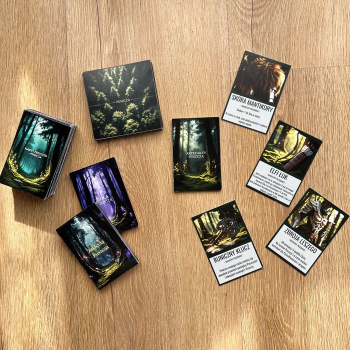 PUSZCZA - Dodatek do gry Talisman Magia i Miecz 5. Nowe Karty,Zaklęcia