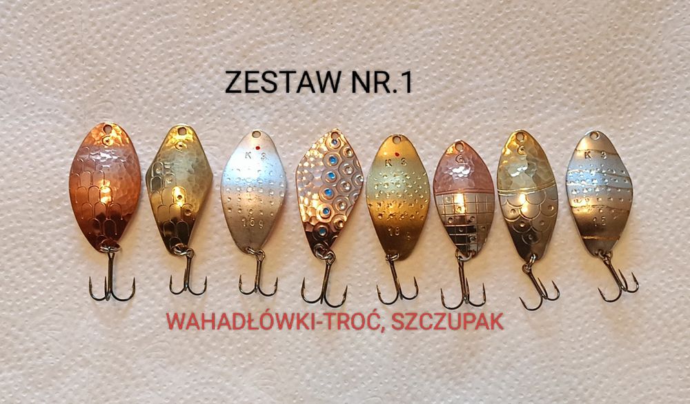 Przynęty spinningowe - błystki,jigi,woblery,pilkery