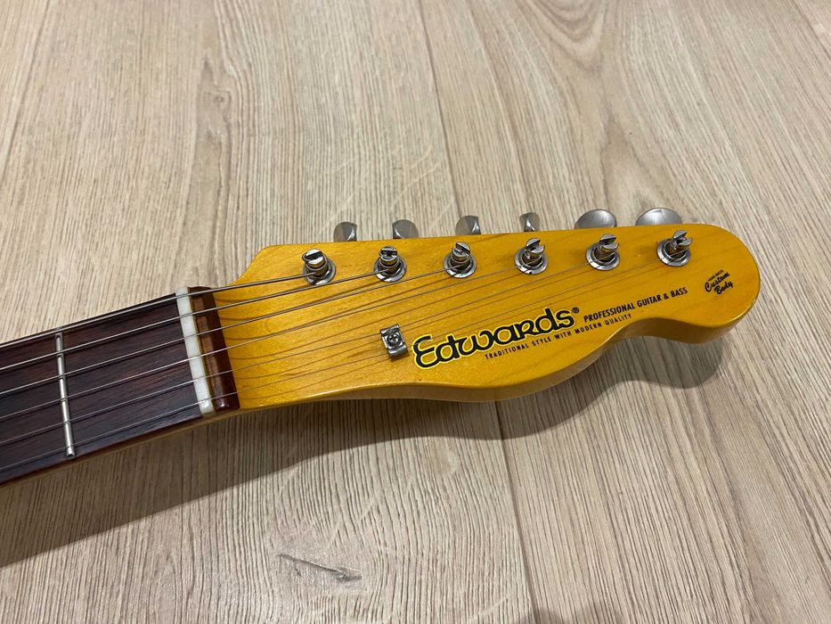 ESP Edwards E-TE-100CTM/LT Telecaster Candy Apple Red Lacquer Taste