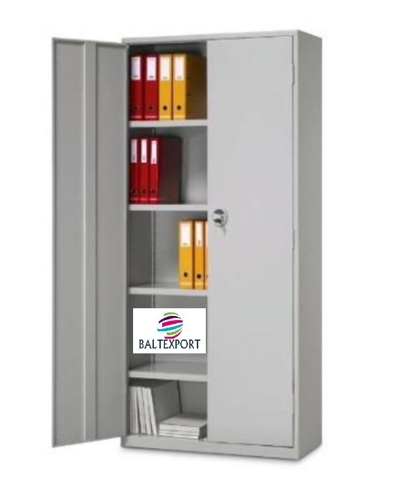 Armário Contabilidade 1950x1000x420 c/2Portas Bater Metálico c/4Pratel