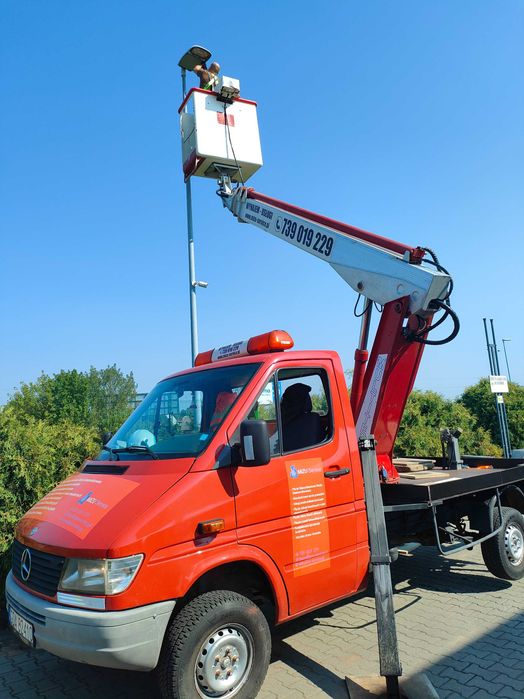Usługi podnośnikiem koszowym zwyżka podnośnik koszowy wynajem 16-26m