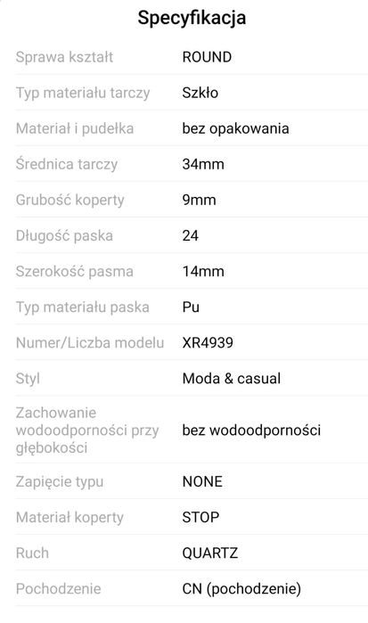 Zegarek plus bransoletka cyrkonie