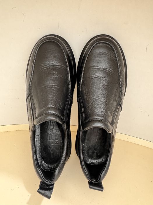 Змінне взуття Туфлі чорні  шкіряні