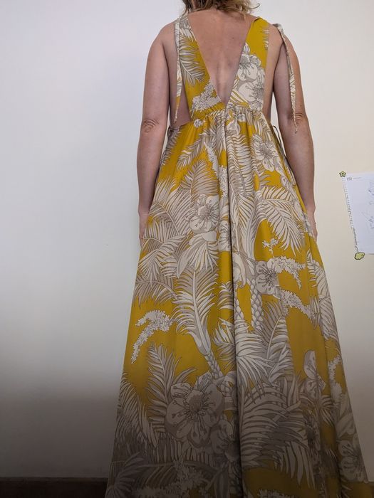 Vestido comprido Zara
