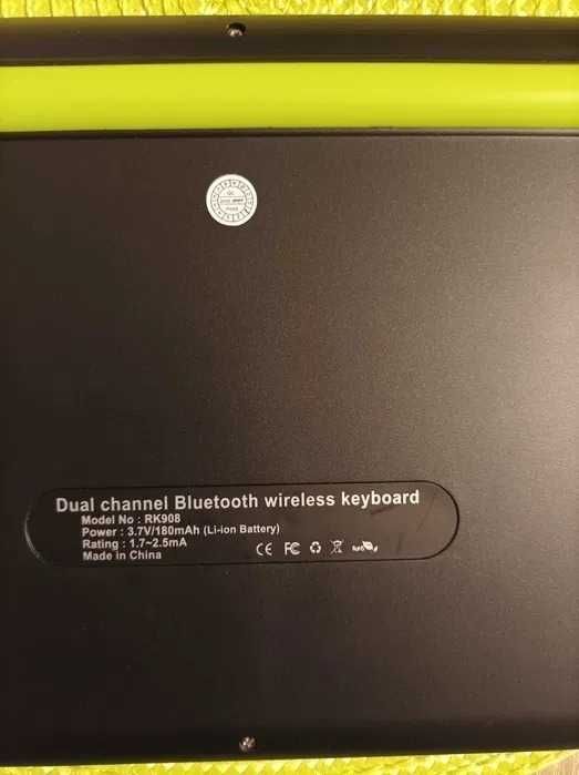 Dwukanałowa bezprzewodowa klawiatura Alogy z Bluetooth