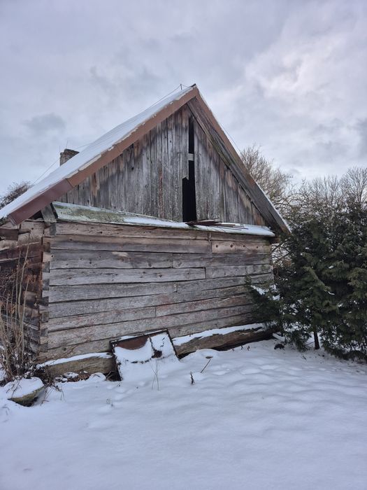 Dom drewniany przeniesienie lub materiał