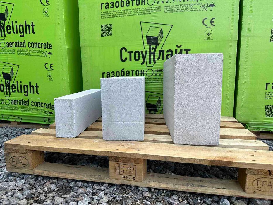 Газоблок | Газобетон UDK | СтоунЛйт | Пеноблок | Отсевоблок | Піноблок