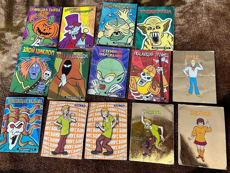 ПРОДАЮ: Ігрові Картки - Скуби-Ду (Карточки, фургон 2006 та 2012 роки)