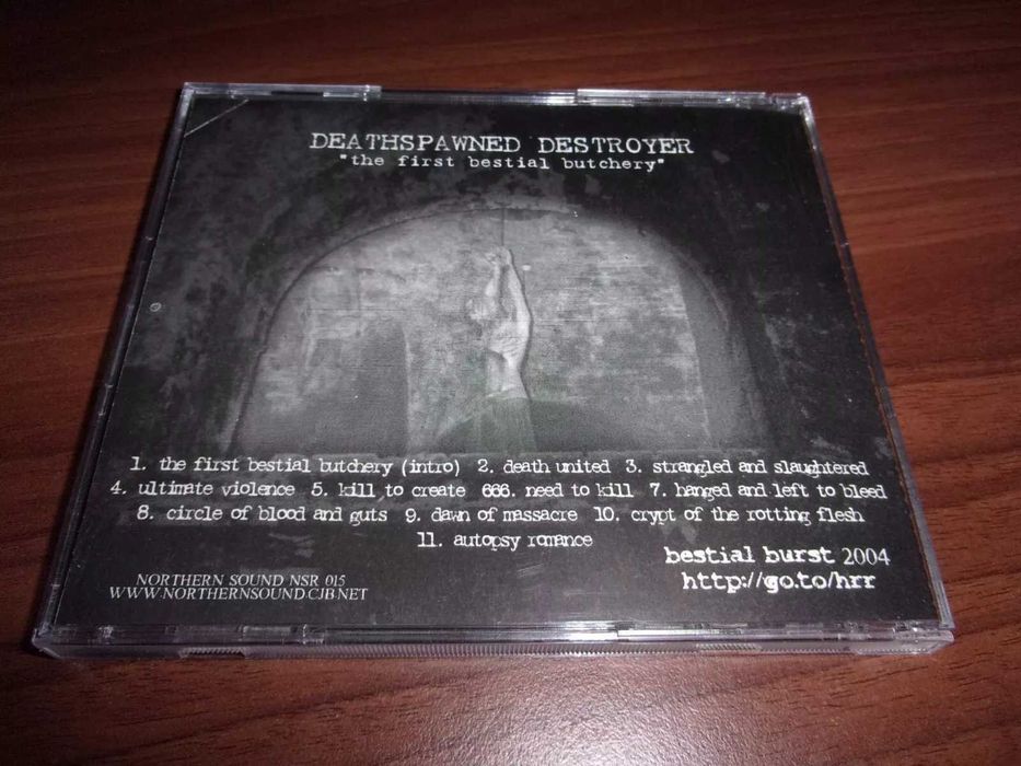 Deathspawned Destroyer - The First Bestial Butchery CD black metal