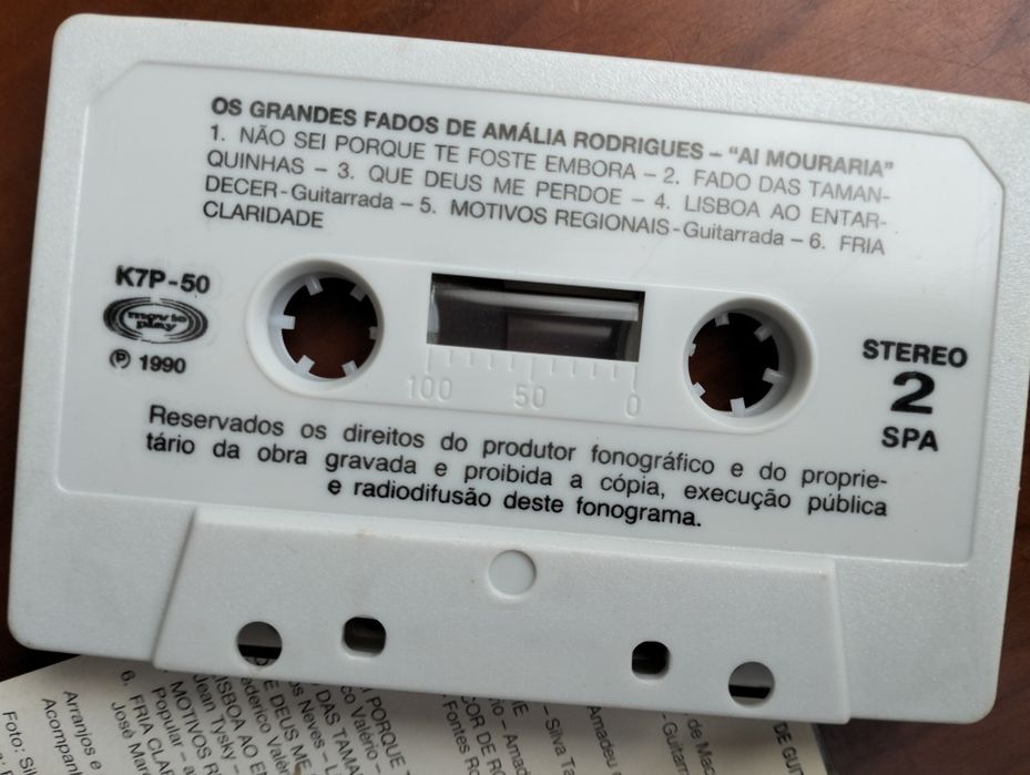 Cassete Amália Rodrigues Ai Mouraria