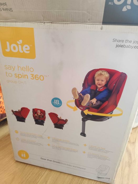 Cadeira Auto Joie Spin 360°