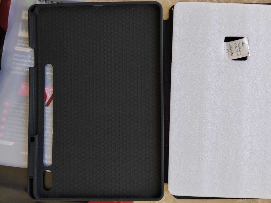Capa protectora preta para Galaxy Tab S8 Plus