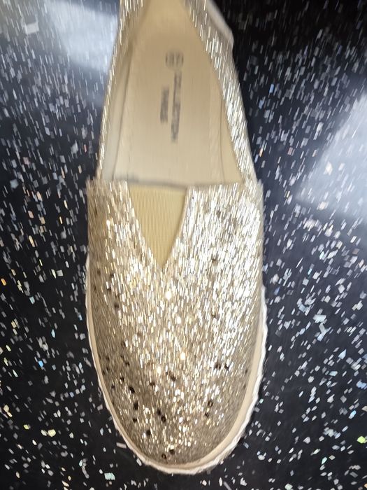 Espadryle  brokatowe