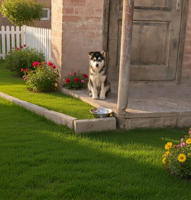 Хаскі хлопчик пролам