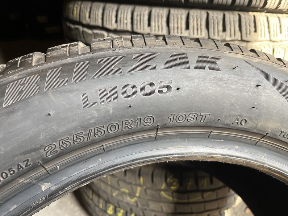 4x 255/50/19 Bridgestone Blizzak LM005 AO Idealny Stan 7,4mm Zimowe