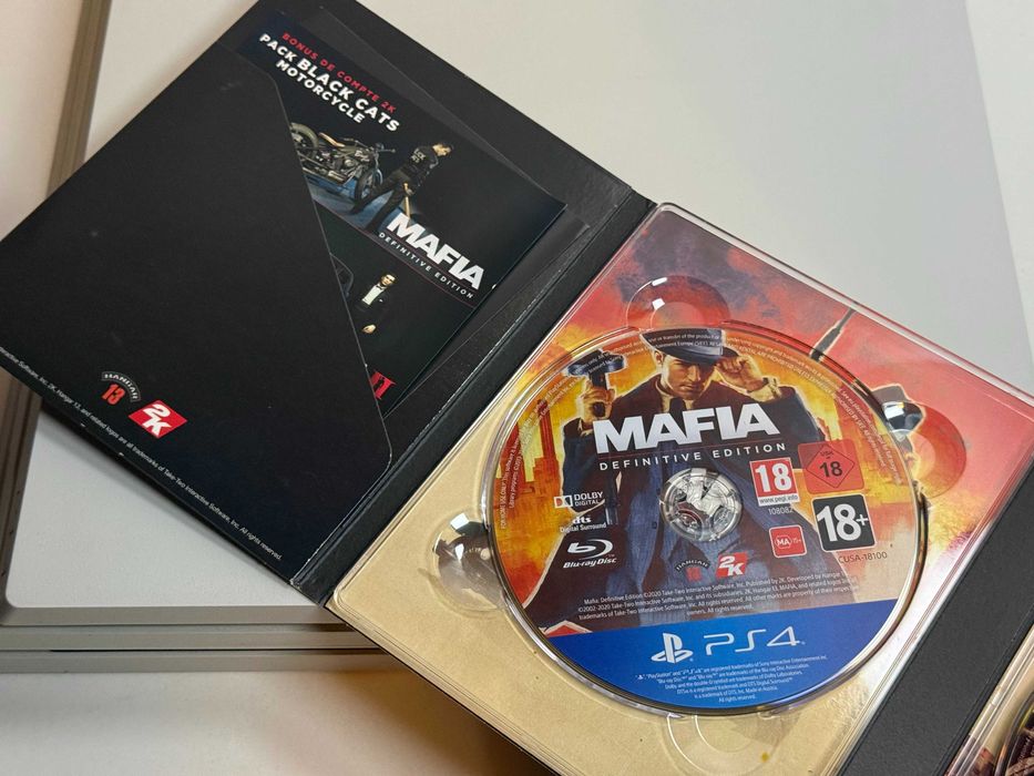 Gra Mafia Trylogia | PS4 + PS5 | Polska wersja | Stan bardzo dobry + fifa 19 pl