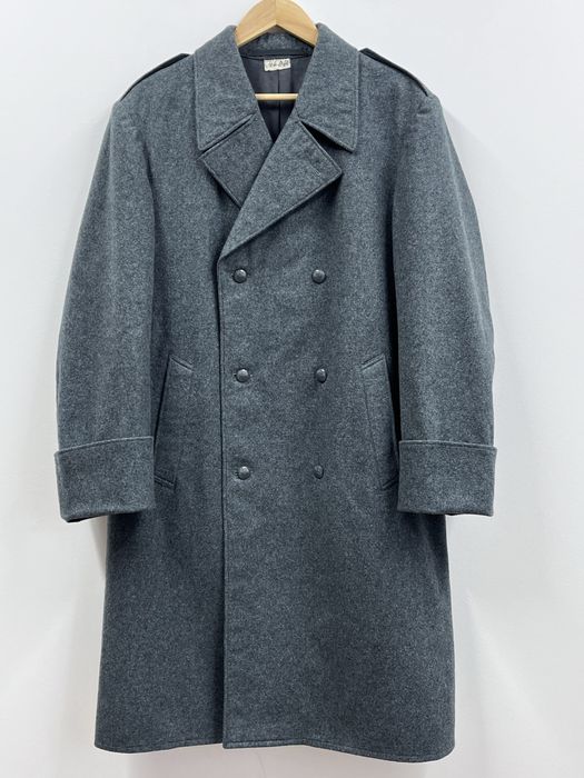 шинель пальто вовна сукно швейцарської армії колекційне 1977 вінтаж