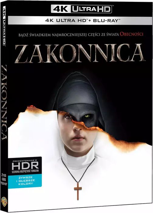 Zakonnica, 4K + 2 Blu-Ray. Nowy Produkt