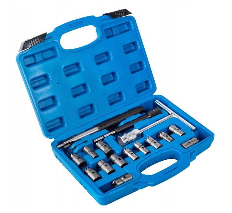 Набір фрез для притирання сідел форсунок 17 предметів Falon-tech