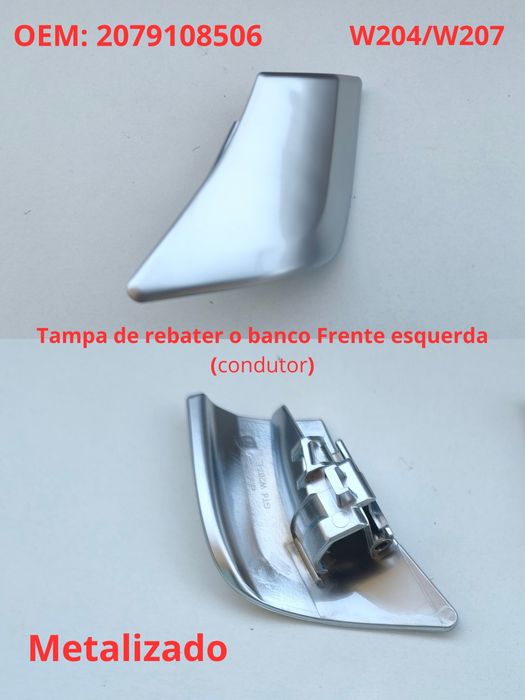 Tampa de Rebater o banco Mercedes w204/w207 passageiro / condutor