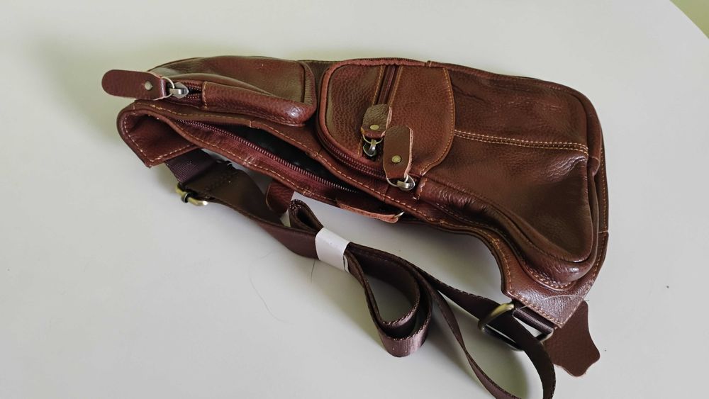 Plecak westal torba na jedno ramię skóra naturalna cielęca