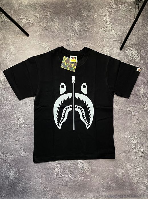 Футболка Bape shark / бейп акула / Bape