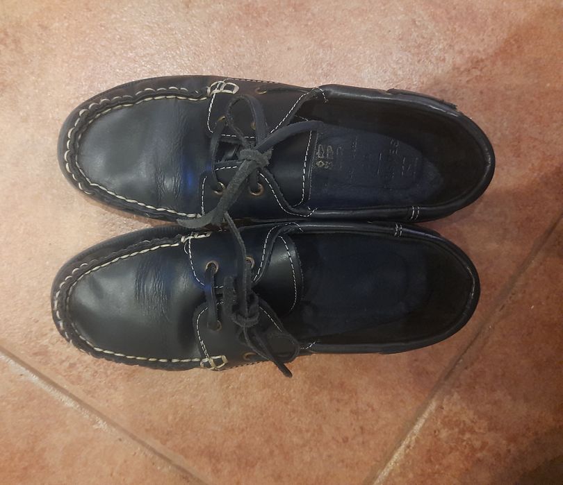 Sapatos vela azul escuro 34