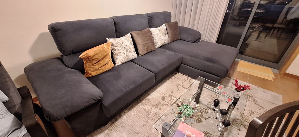 Sofa 3 Lugares com chaselong