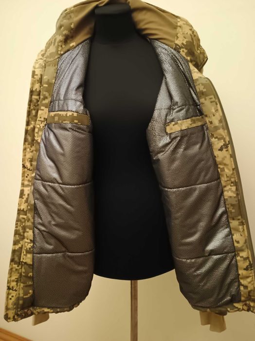 Тактична зимова куртка SoftShell (Піксель ЗСУ)