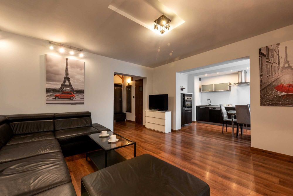 PROMOCJA Ap PARYSKI 4 pokoje 90m2 2 łazienki, 2 poziomy, 9 osób, OGRÓD