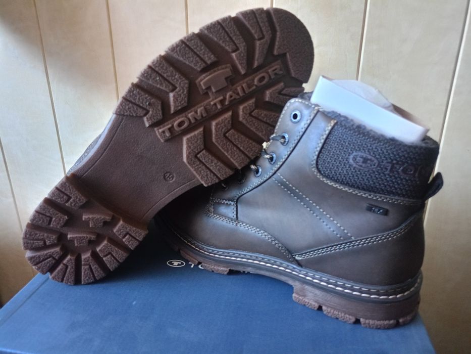 Nowe męskie buty za kostkę Tom Tailor ocieplane idealne na jesień 45