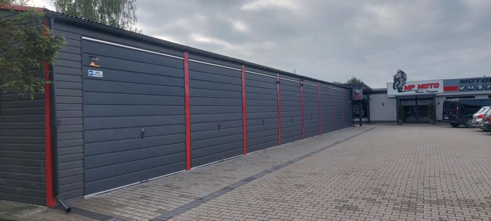 Garaz blaszak 5x8 grafit mat