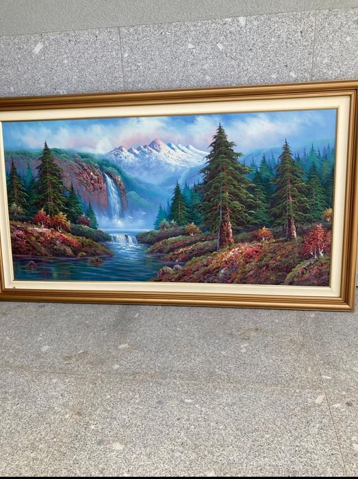 Quadro pintado à mão