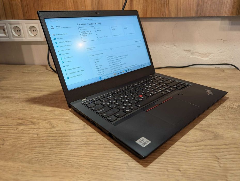 Ноутбук  Lenovo ThinkPad L14 Gen 1 / i5-10210U / DDR4-8Gb / SSD 256 / опт, гарантія, кредит